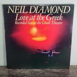 Neil Diamond – Love at the Greek 2xLP Live‎ Album Columbia Records Gatefold